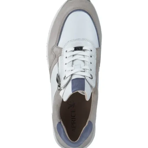 Caprice 23724, Schnürschuhe, Damen, WHITE/SILVER