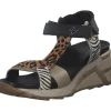 Cetti C1317, Plateau-Sandaletten, Damen, leopardo multicolor