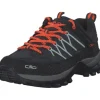 CMP Rigel Low 3Q13247, Trekkingschuhe, Herren, Schwarz/Orange