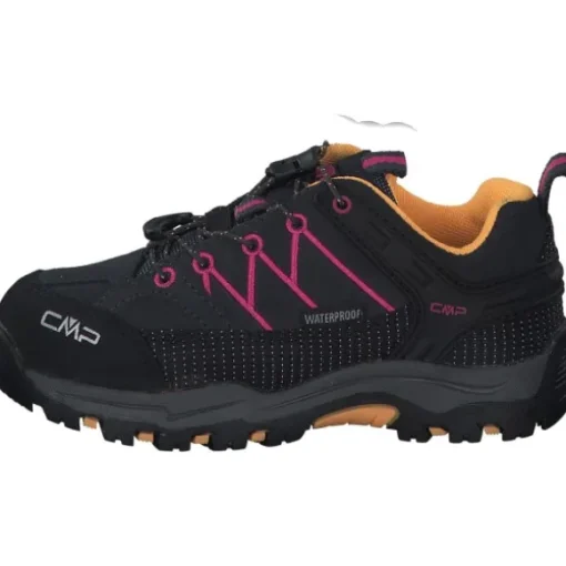 CMP Rigel Low 3Q13244 W, Trekkingschuhe, Kinder, antracite/bouganville