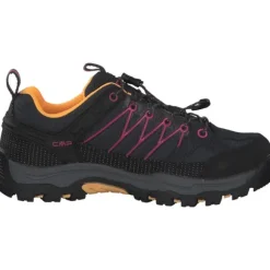 CMP Rigel Low 3Q54554 W, Trekkingschuhe, Kinder, Schwarz (Smoke Grey/Iced Lilac)