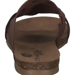 Cosmos Comfort 6106704, Plateau-Pantoletten, kastanie