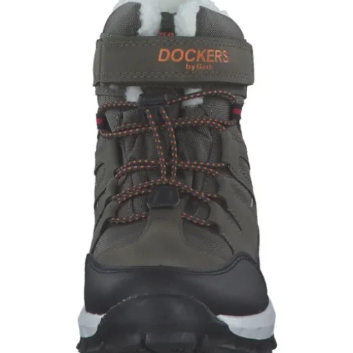 Dockers 53SV702-637851, Winterstiefel, Kinder, khaki/schwarz