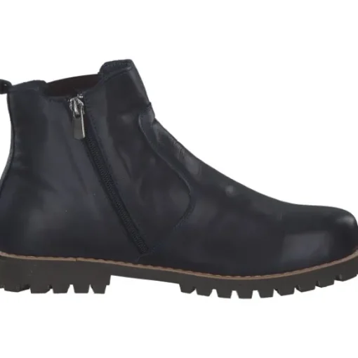 Esgano 03428460/642, Stiefeletten, Damen, d.blau/burgund