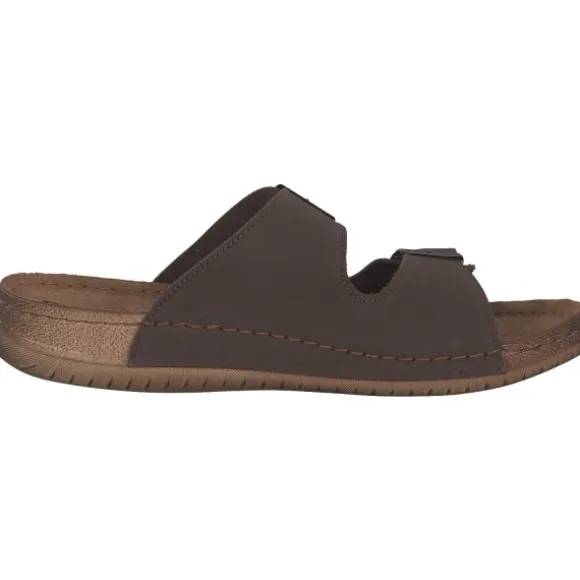 Fischer 0056/70 Herren-Pantolette, Pantoletten & Badeschuhe, Herren, Braun