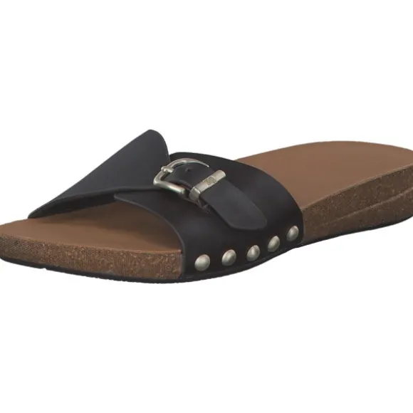 Fit Flop Iqushion Adkustable Buckle HF1, Plateau-Pantoletten, Damen, chocolate brown