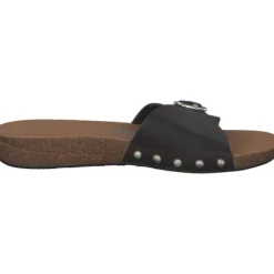 Fit Flop Iqushion Adkustable Buckle HF1, Plateau-Pantoletten, Damen, chocolate brown