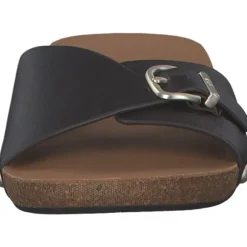 Fit Flop Iqushion Adkustable Buckle HF1, Plateau-Pantoletten, Damen, chocolate brown