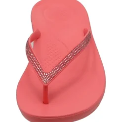 Fit Flop Iqushion Sparkle R08, Badeschuhe, Damen, rosy coral