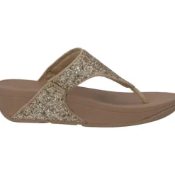 Fit Flop Lulu Glitter X03, Badeschuhe, Damen, latte beige