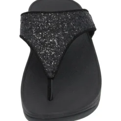 Fit Flop Lulu Glitter X03, Badeschuhe, Damen, Schwarz