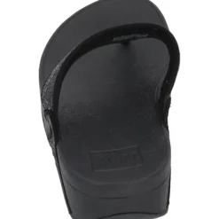 Fit Flop Lulu Glitter X03, Badeschuhe, Damen, Schwarz
