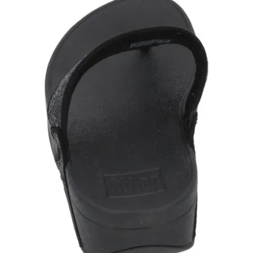 Fit Flop Lulu Glitter X03, Badeschuhe, Damen, Schwarz