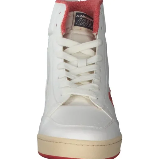 Flamingos Old 80s, Sneakers High, Damen, white vanilla tomato