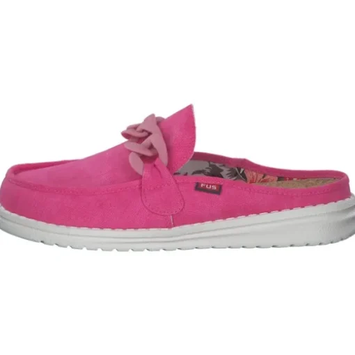 Fusion Ella, Plateau-Pantoletten, Damen, Pink