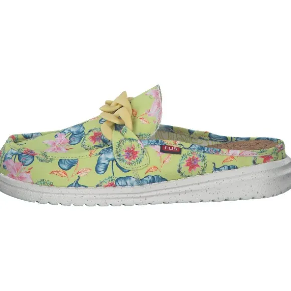 Fusion Ella, Plateau-Pantoletten, Damen, chain calla jasmine