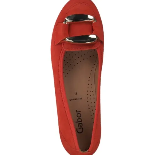 Gabor 44.166, Ballerinas, Damen, pumpkin (gold)