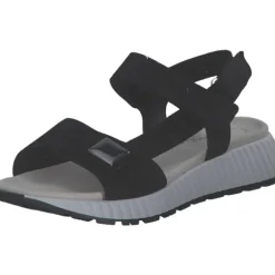 Gabor 64.582, Keilsandaletten, Damen, schwarz