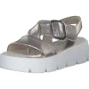 Gabor 64.752, Keilsandaletten, Damen, puder (weiss)