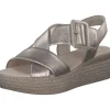Gabor 64.572, Keilsandaletten, Damen, Puder