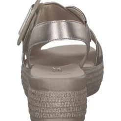 Gabor 64.572, Keilsandaletten, Damen, Puder