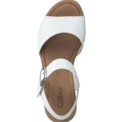 Gabor 64.651, Keilsandaletten, Damen, weiss