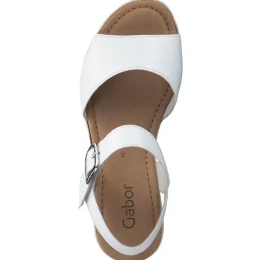 Gabor 64.651, Keilsandaletten, Damen, weiss