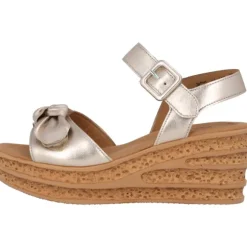 Gabor 44.653, Plateau-Sandaletten, Damen, puder (Kork/creme)