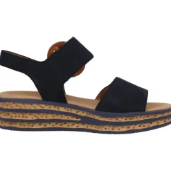 Gabor 44.550, Plateau-Sandaletten, Damen, Blau