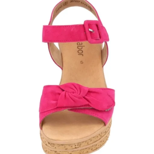 Gabor 24.653, Plateau-Sandaletten, Damen, pink