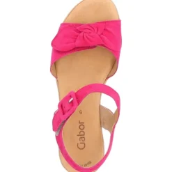 Gabor 24.653, Plateau-Sandaletten, Damen, pink