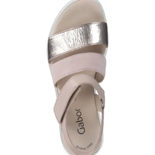 Gabor 24.610, Plateau-Sandaletten, Damen, rouge kombi