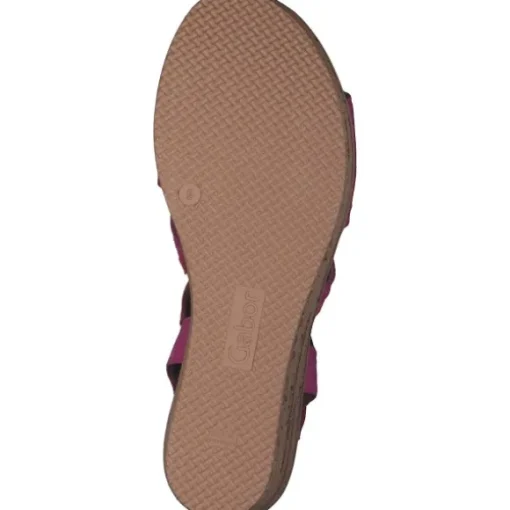 Gabor 44.655, Plateau-Sandaletten, Damen, pink/pumpkin