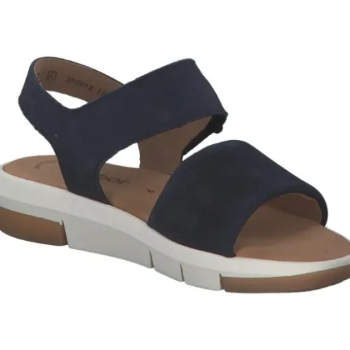 Gabor 84.602, Sandalen, Damen, Blau