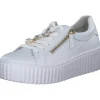 Gabor 53.201.21, Schnürschuhe, Damen, weiss (gold)