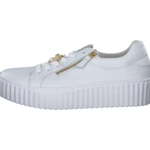 Gabor 63.201.21, Schnürschuhe, Damen, Weiß
