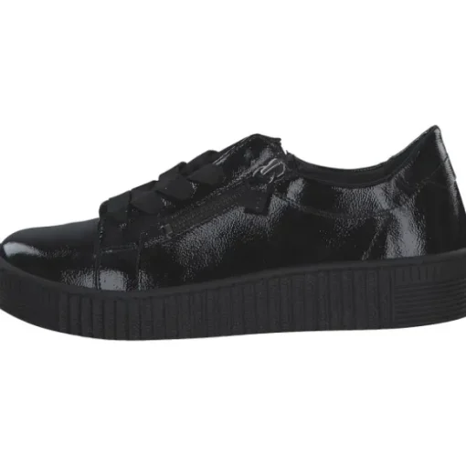 Gabor 53.334.97, Schnürschuhe, Damen, Schwarz (Schwarz Lack)