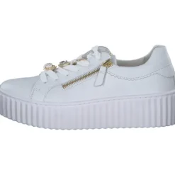 Gabor 53.201.21, Schnürschuhe, Damen, weiss (gold)