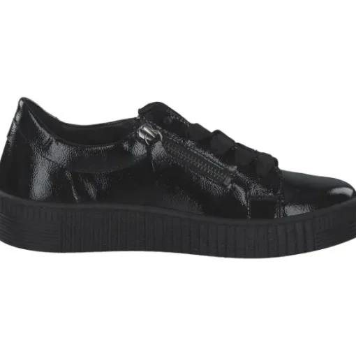Gabor 53.334.97, Schnürschuhe, Damen, Schwarz (Schwarz Lack)