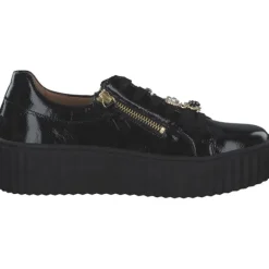 Gabor 53.201.97, Schnürschuhe, Damen, schwarz (gold)