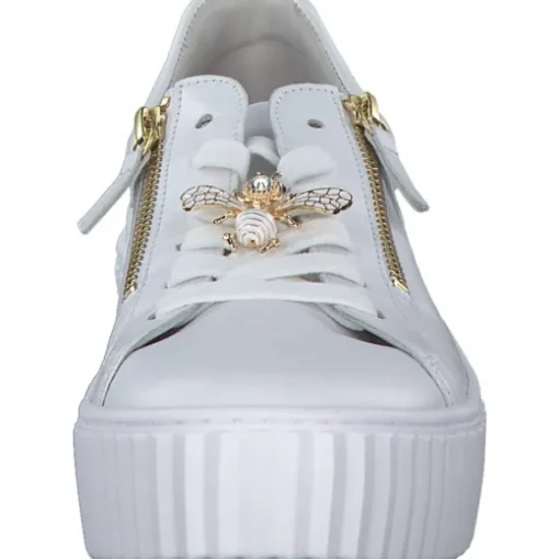 Gabor 63.201.21, Schnürschuhe, Damen, Weiß