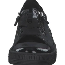 Gabor 53.334.97, Schnürschuhe, Damen, Schwarz (Schwarz Lack)