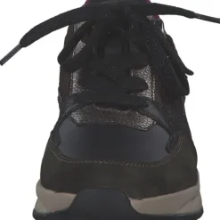 Gabor 56.878.63, Schnürschuhe, Damen, schwarz/choco/berry