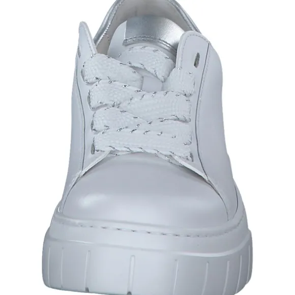 Gabor 63.222, Schnürschuhe, Damen, weiss/silber