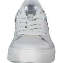 Gabor 63.210, Schnürschuhe, Damen, latte/silber/puder