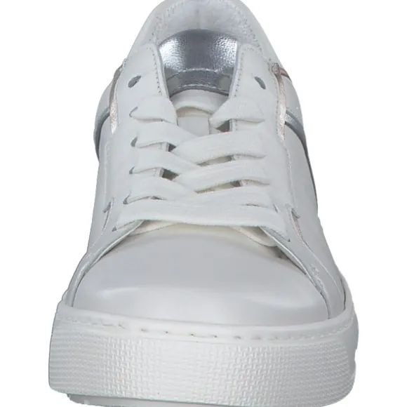 Gabor 63.210, Schnürschuhe, Damen, latte/silber/puder