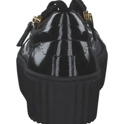 Gabor 53.201.97, Schnürschuhe, Damen, schwarz (gold)