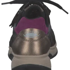 Gabor 56.878.63, Schnürschuhe, Damen, schwarz/choco/berry