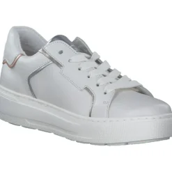 Gabor 63.210, Schnürschuhe, Damen, latte/silber/puder