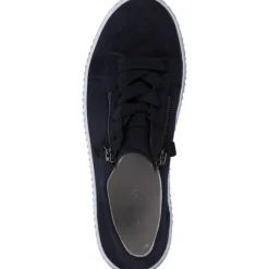 Gabor 43.334, Schnürschuhe, Damen, Blau - Marineblau
